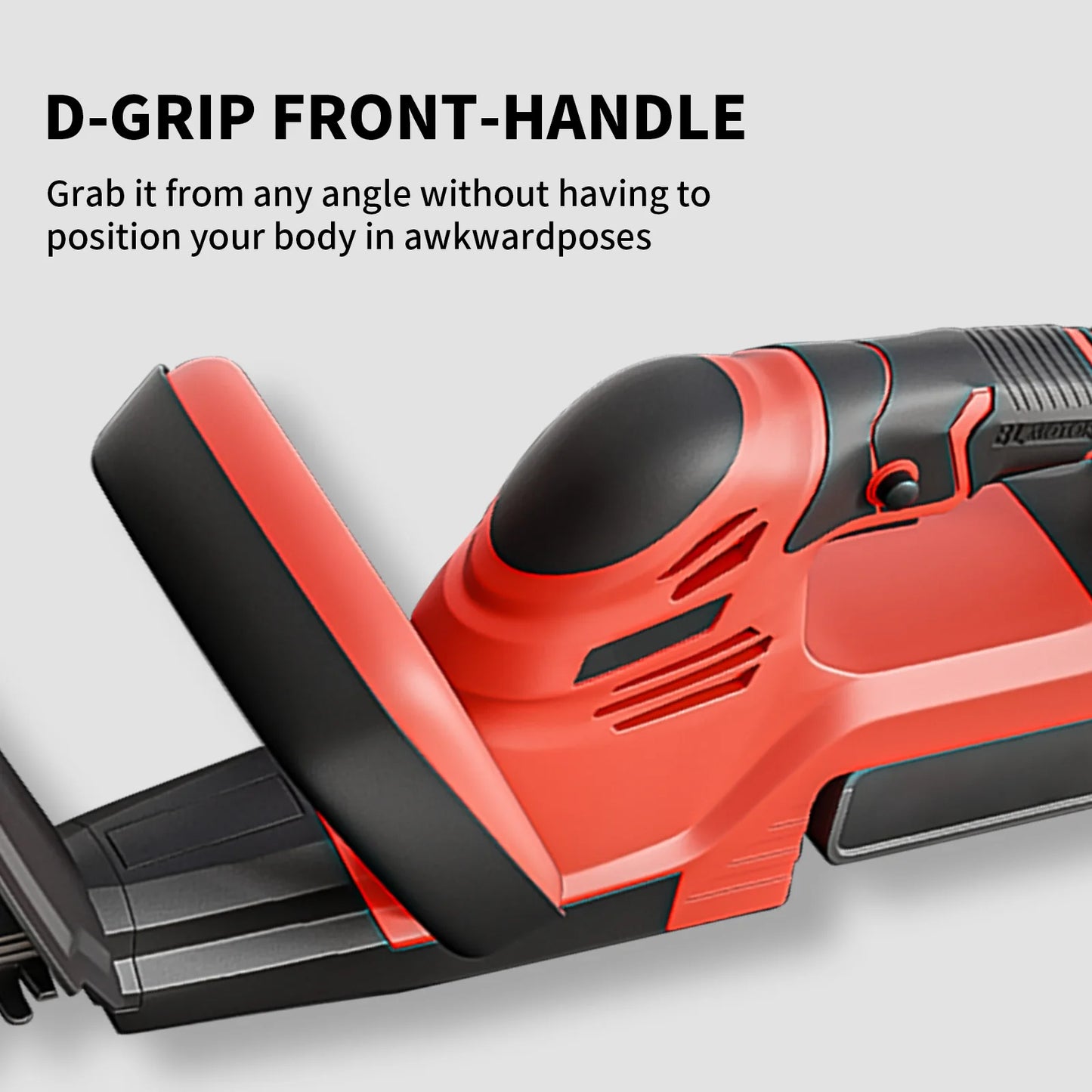 Cordless 22 Inch Electric Hedge Trimmer with Battery Charger
