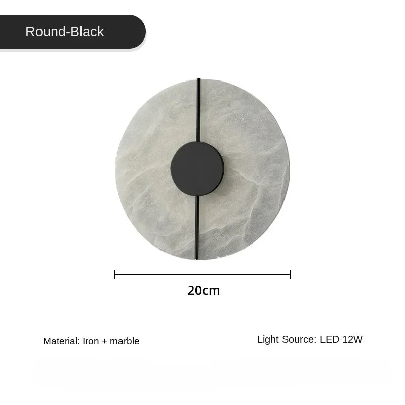 Modern Creative Marble Wall Lamp by NoEnName