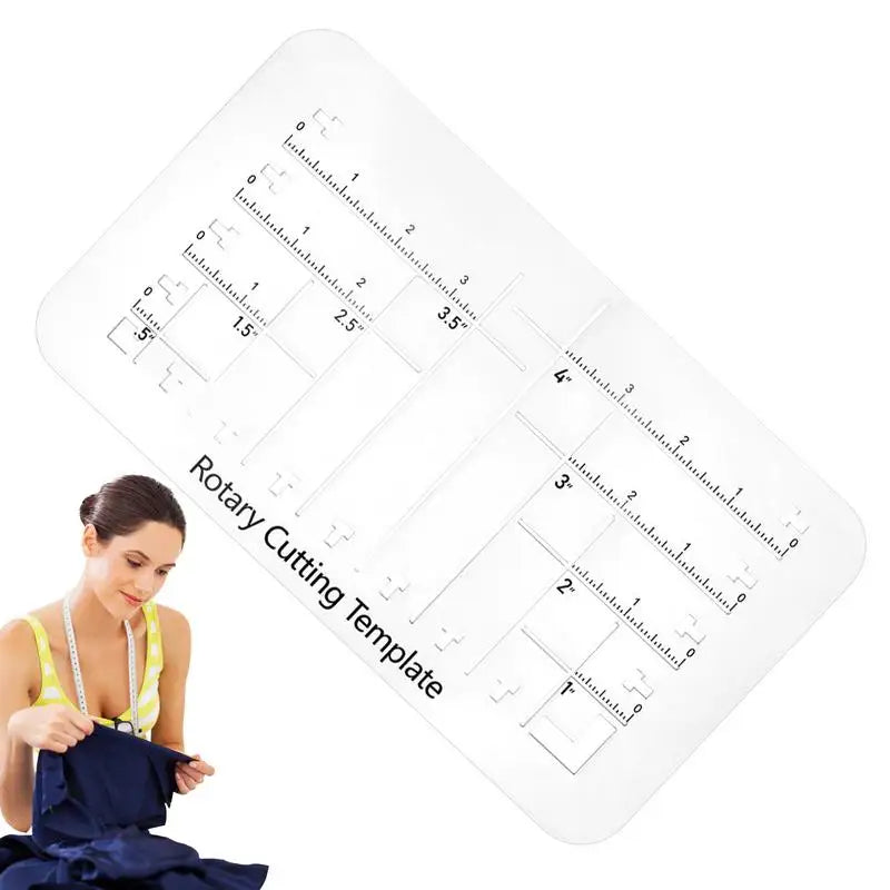 Acrylic Sewing Templates for Crafting Bags and Pouches