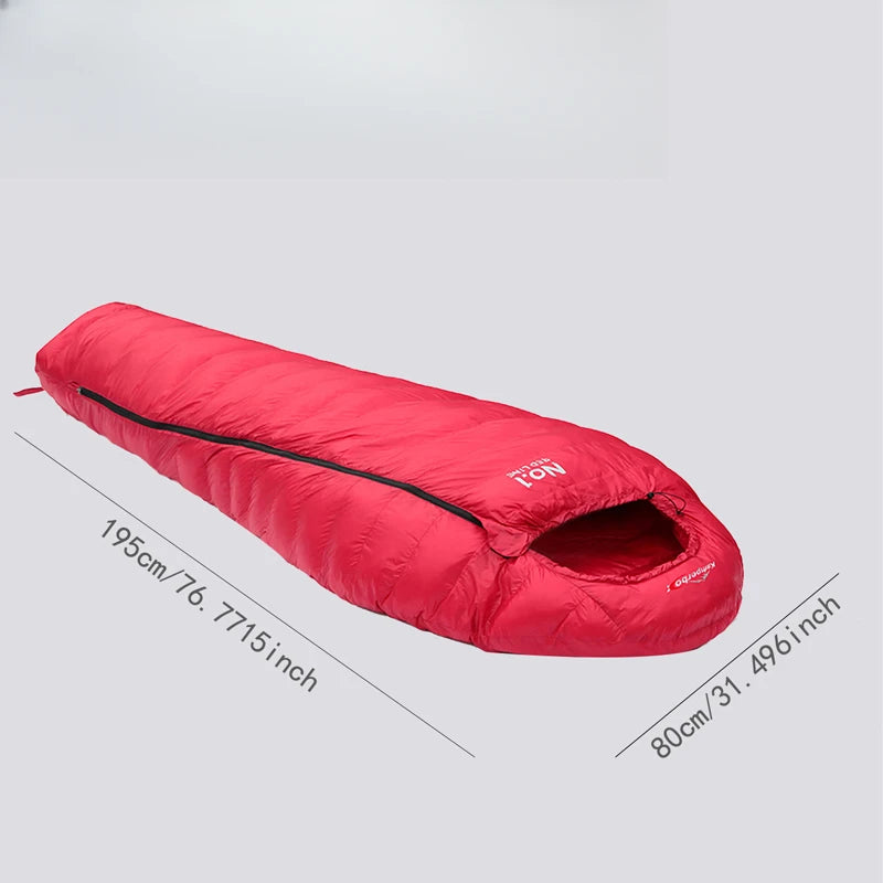CN Winter Ultralight Down Sleeping Bag for Camping Adventures