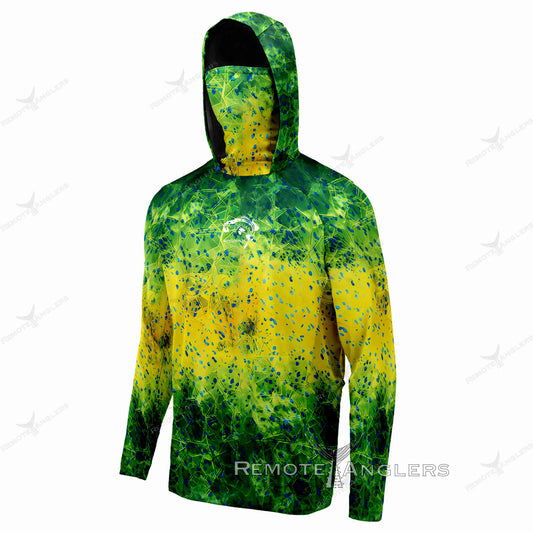 Hign-concerned Men's Long Sleeve Fishing Hoodie for Sun Protection
