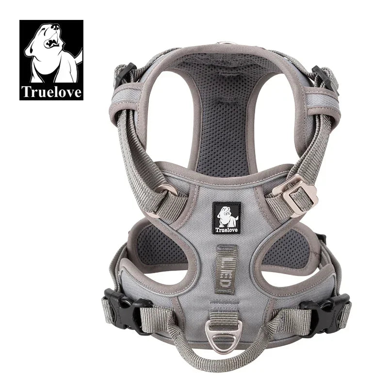 TRUELOVEB Explosion Proof Dog Harness Reflective Nylon
