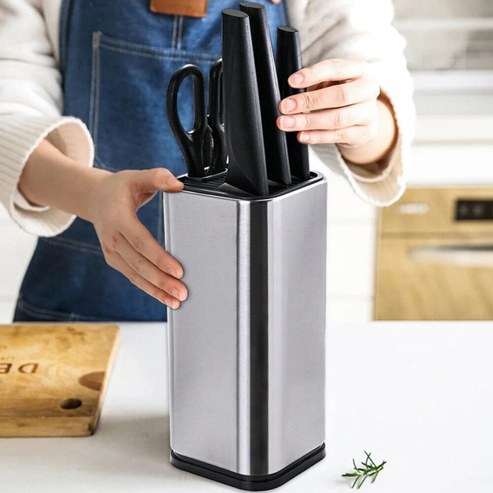 Multifunctional 8 Inch Stainless Steel Knife Holder for Kitchen