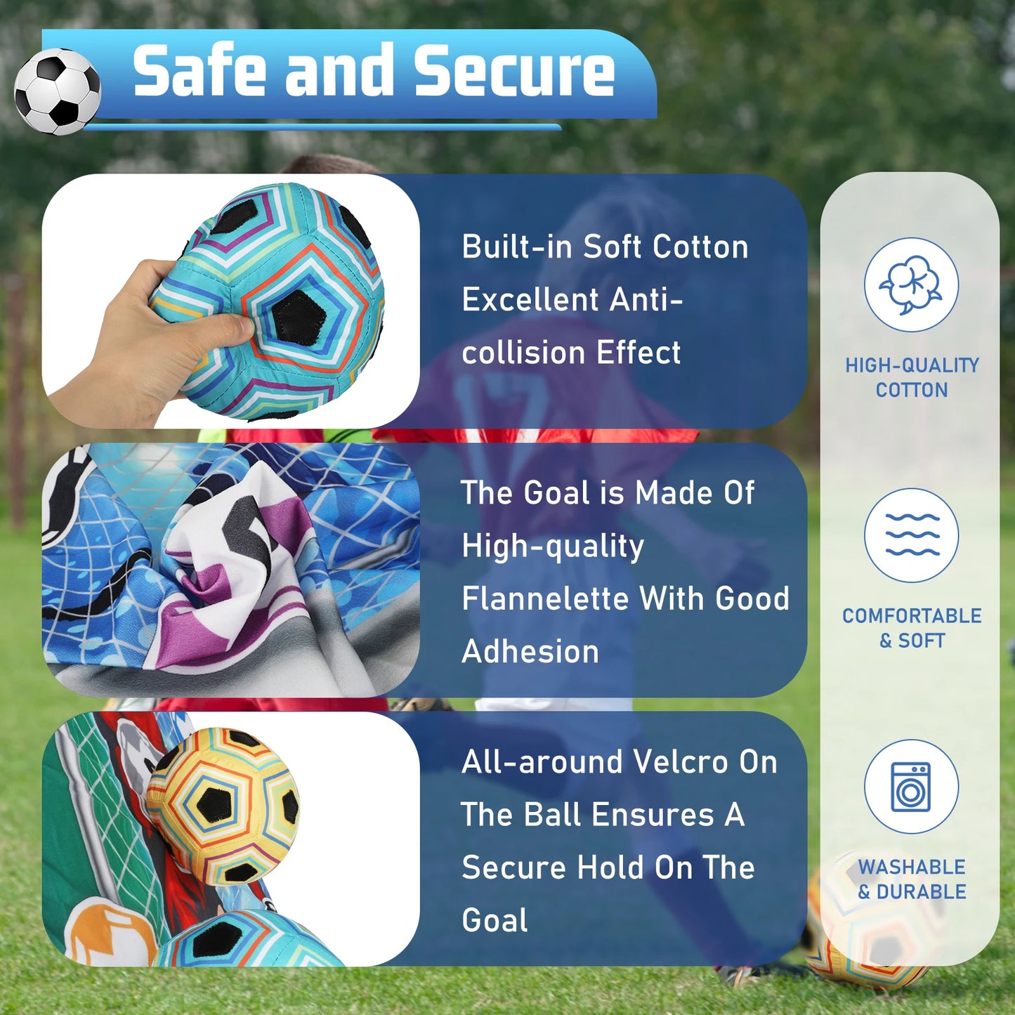 VATOS Football Ball Game Set For Kids Indoor Outdoor