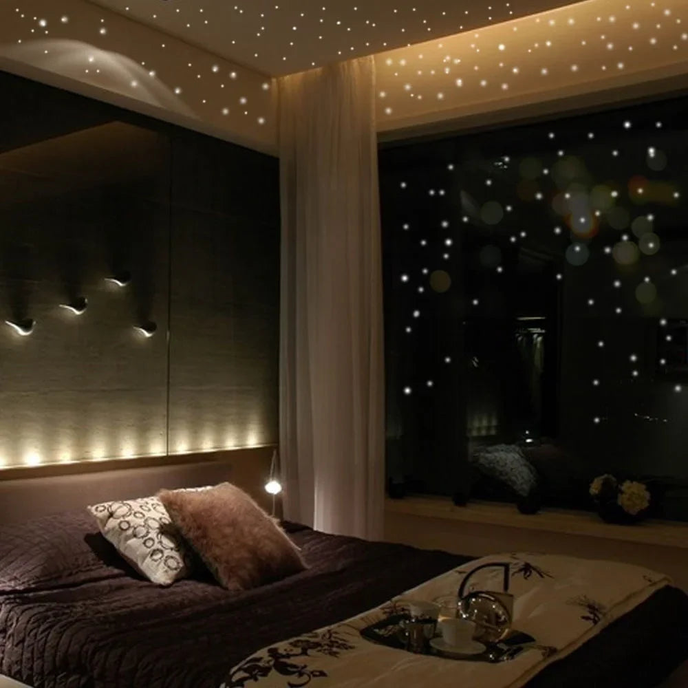 Glow In The Dark Star Wall Stickers 407 Pieces Set For Kids