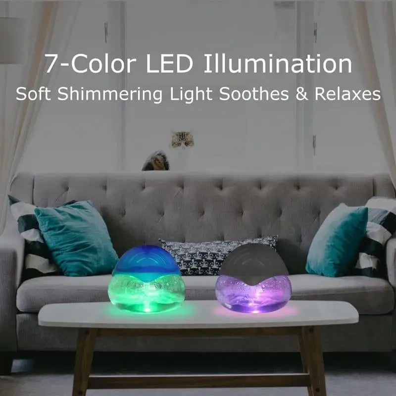 HAOYUNMAC Air Washer Purifier – 7 LED Color Changing Light