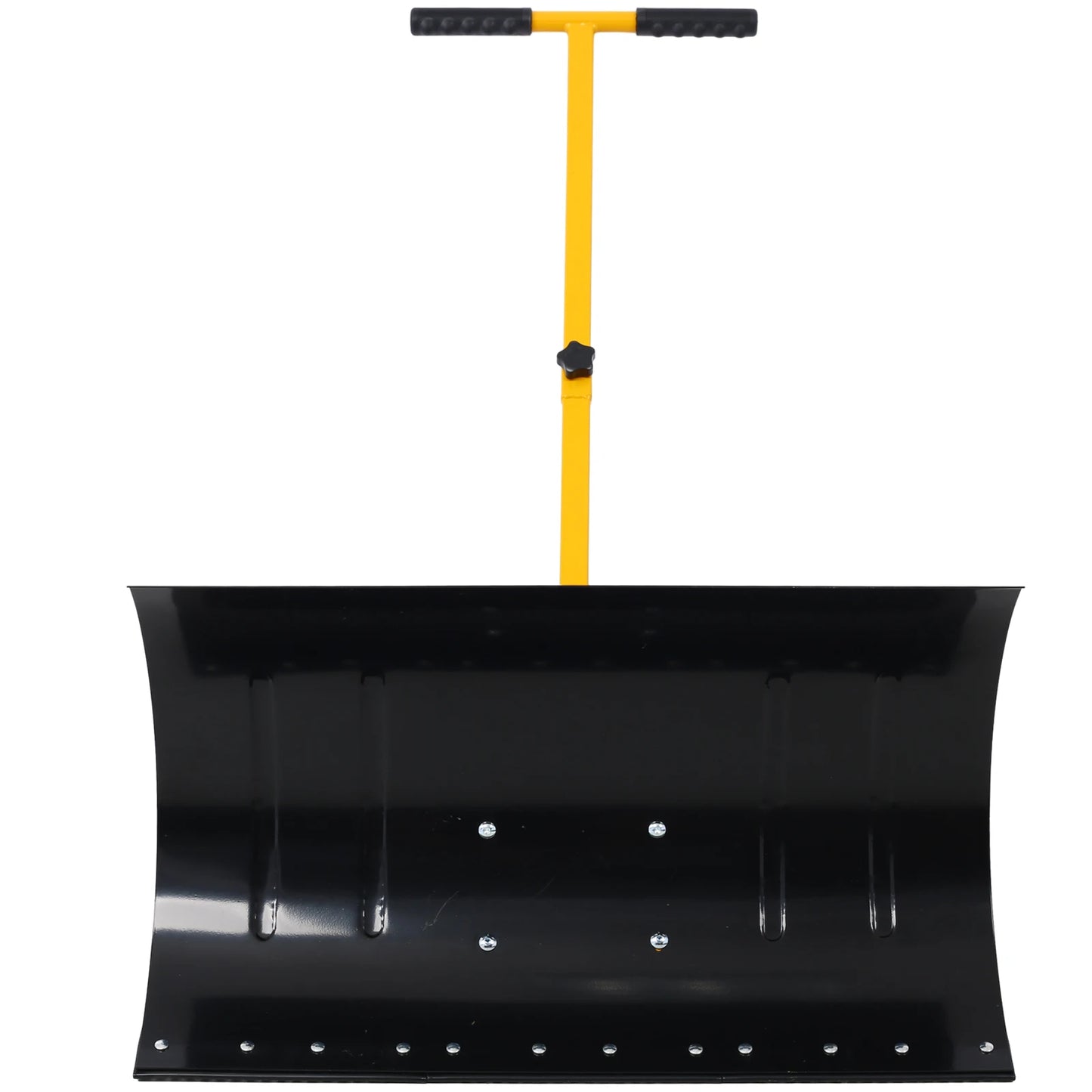 Hign-concerned Snow Shovel With Wheels And Adjustable Handle