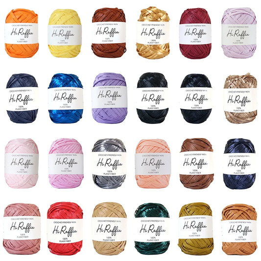 Zhejiang Natural Raffia Straw Yarn 100 Plant Fibre Crochet