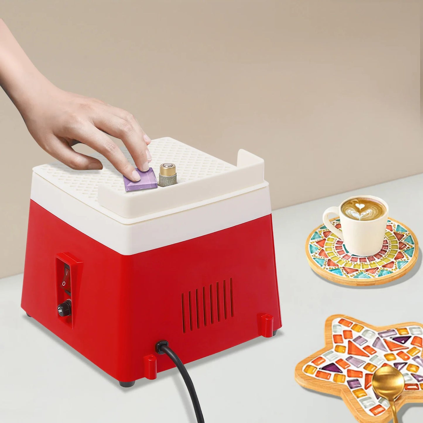 High Precision Glass Grinder with Diamond Coated Head 4200RPM