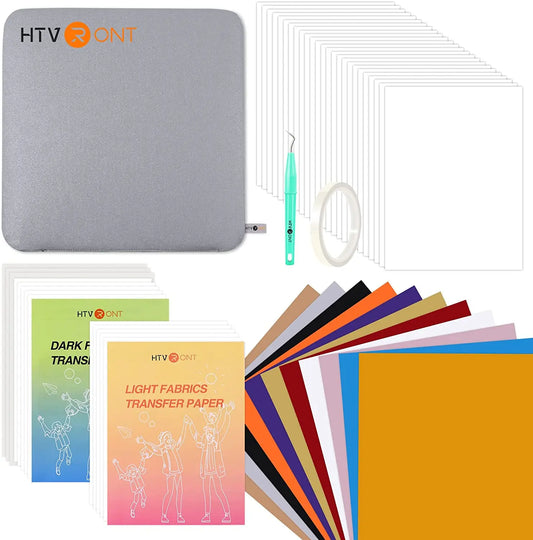 HTVRONT 52 Pcs Heat Press Accessories Kit For Beginners