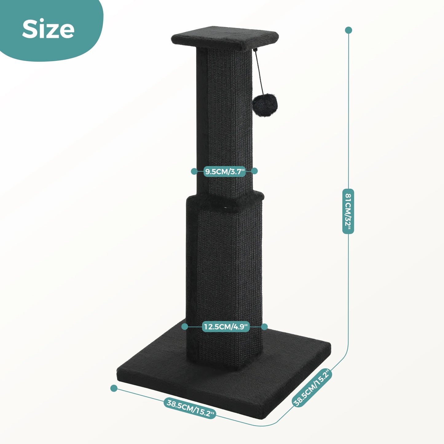 PAWZ Road Cat Scratching Post Ultimate Sisal Scratcher Toy