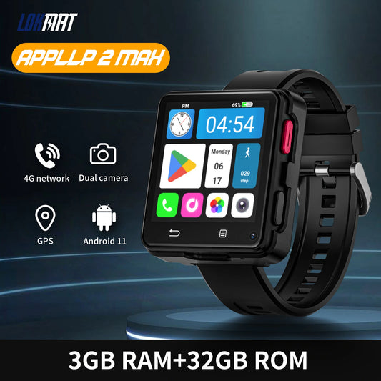 LOKMAT APPLLP 2 MAX Dual Camera Smart Watch Phone