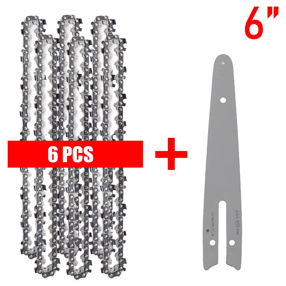Gisam Replacement Chainsaw Chain And Guide Plate Set