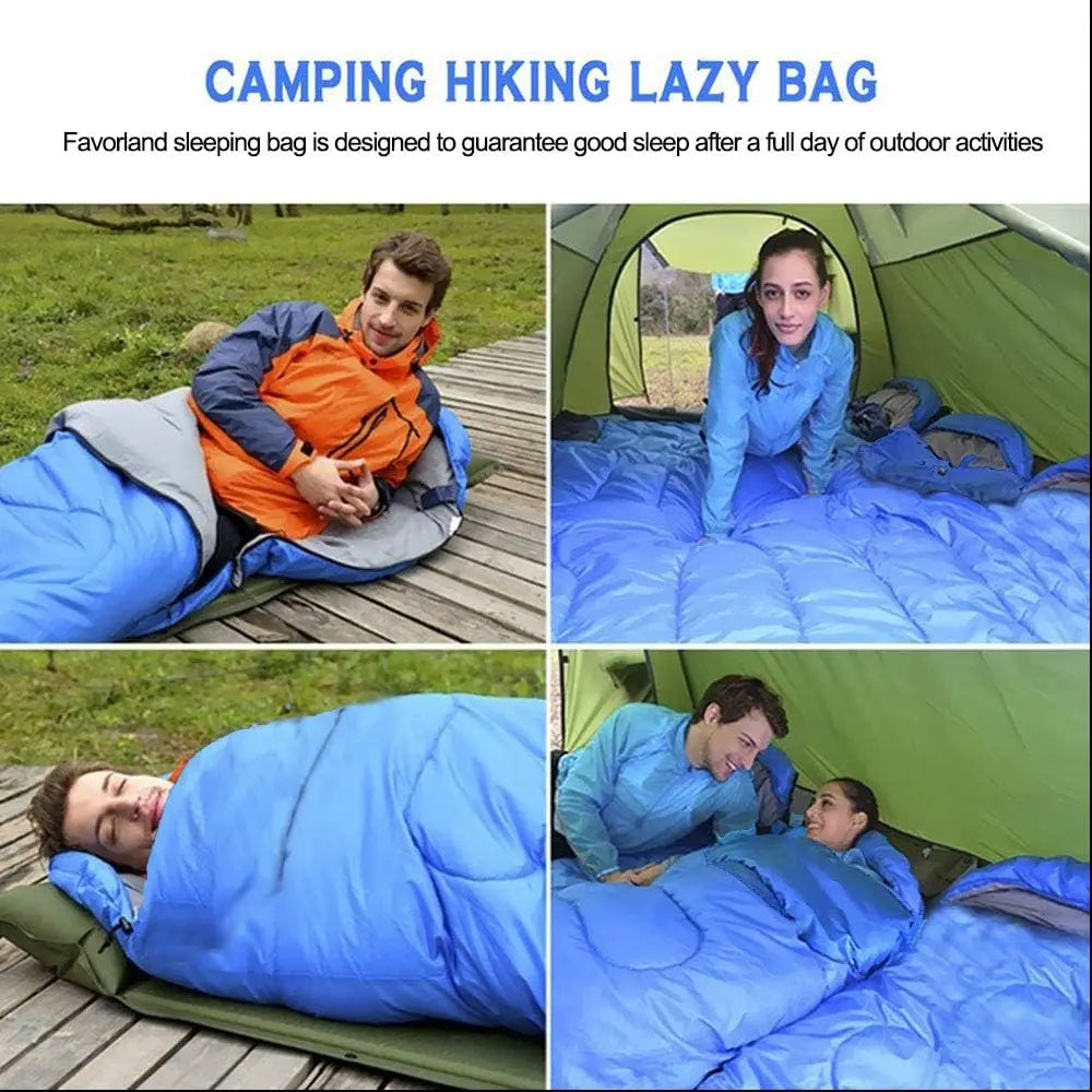 Tianjin Cotton Envelope Sleeping Bag for Outdoor Travel Comfort