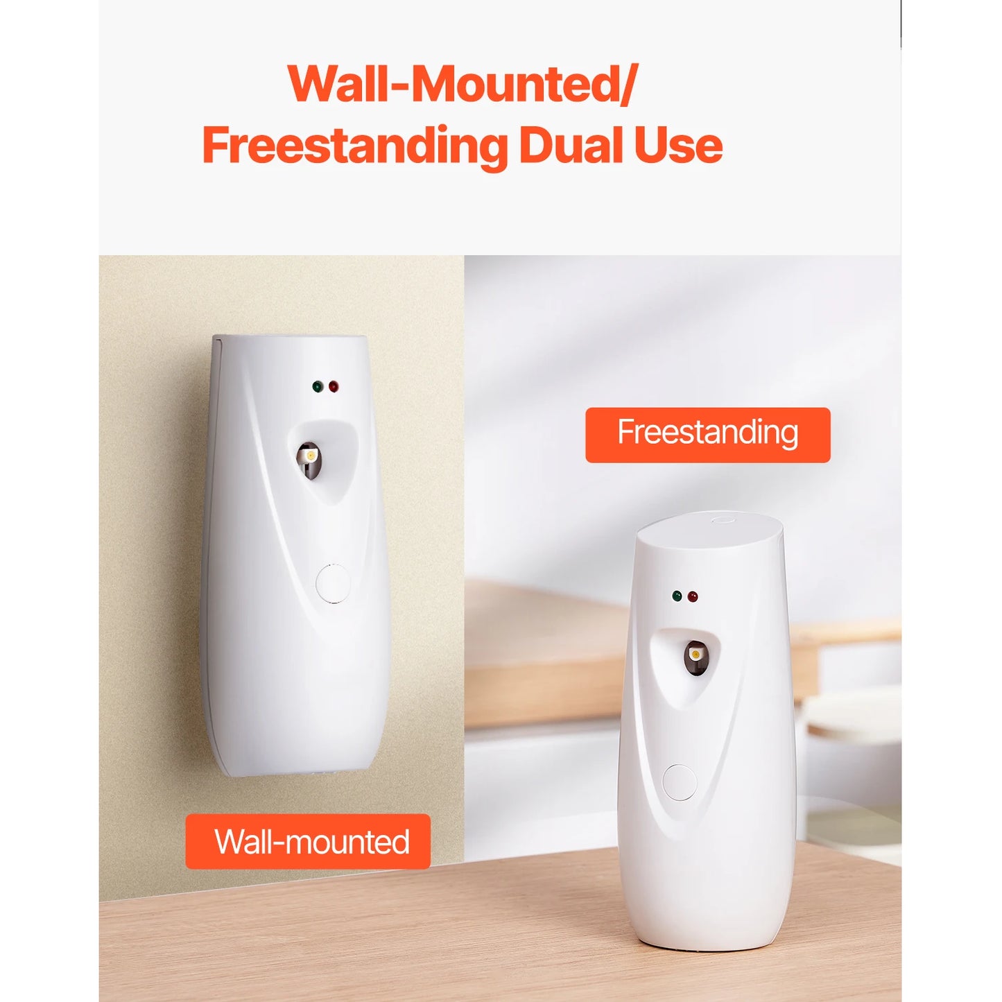 VEVOR Automatic Air Freshener Spray Dispenser 2/4-Pack