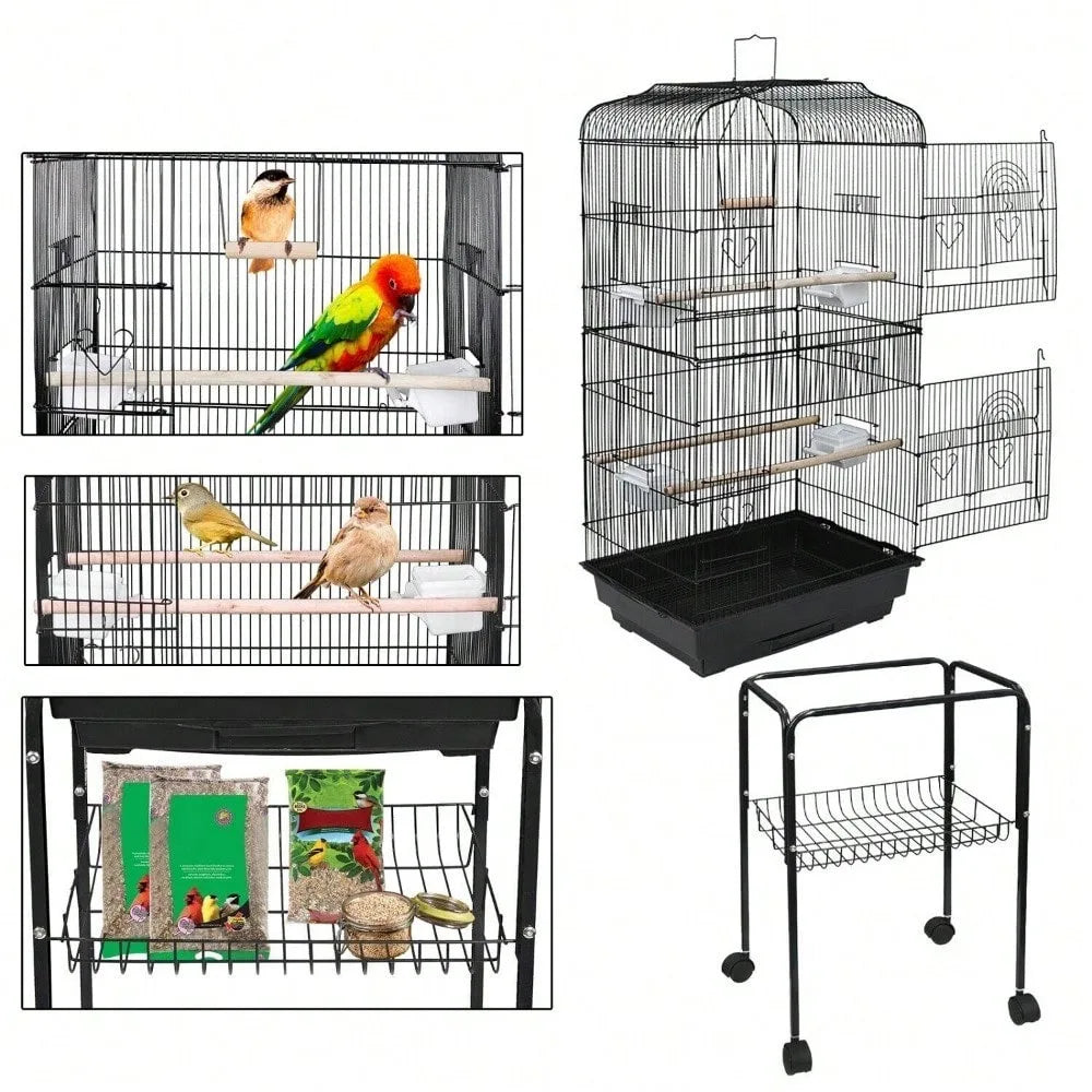 59 Inch Bird Cage – Safe and Spacious Design
