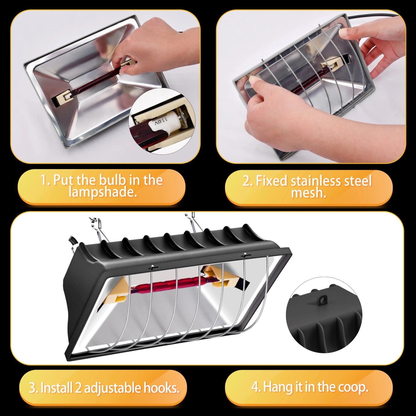 Hign-Concerned 250W Brooding Incubator For Chicks And Quail