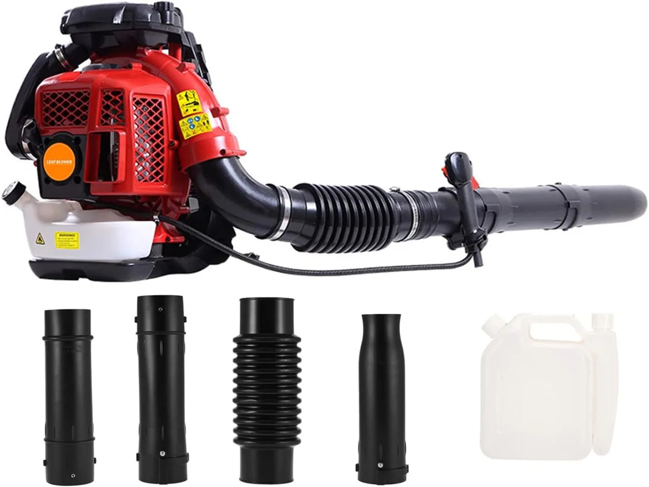 2 Stroke Backpack Gas Powered Leaf Blower with Air Cooling Gasoline Technology for Lawn and Garden Cleanup
