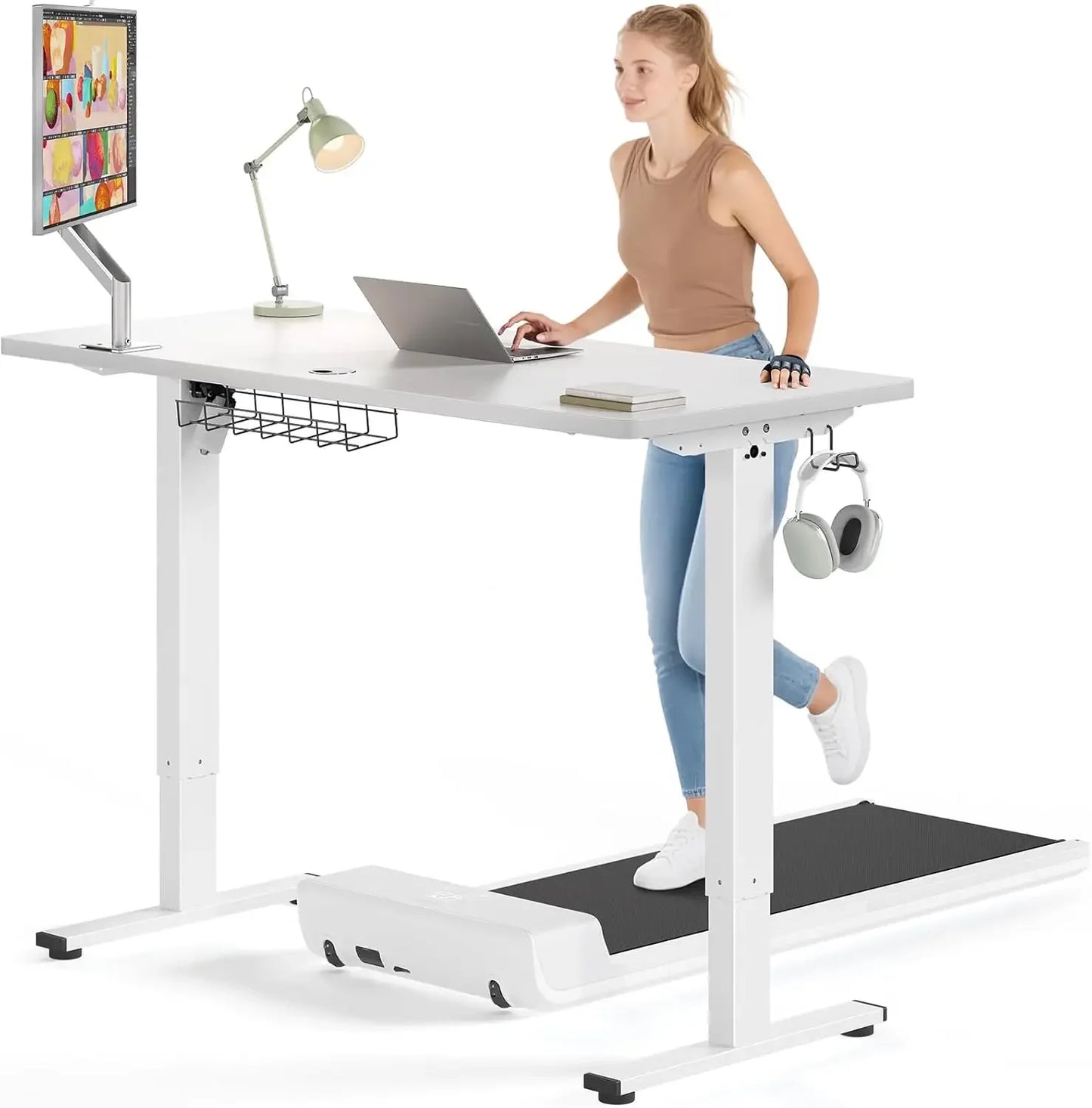 Electric Standing Desk Adjustable 63 x 24 Inch with Memory Presets