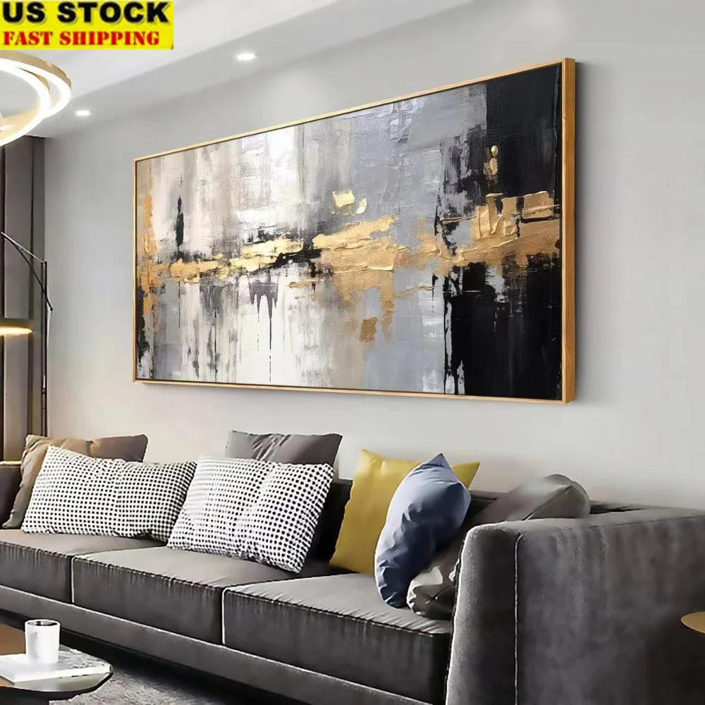 XMSJ Abstract Wall Art Canvas Modern Decor Line Art