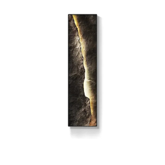 Crystal Porcelain Mountain LED Wall Lamp Indoor Decor