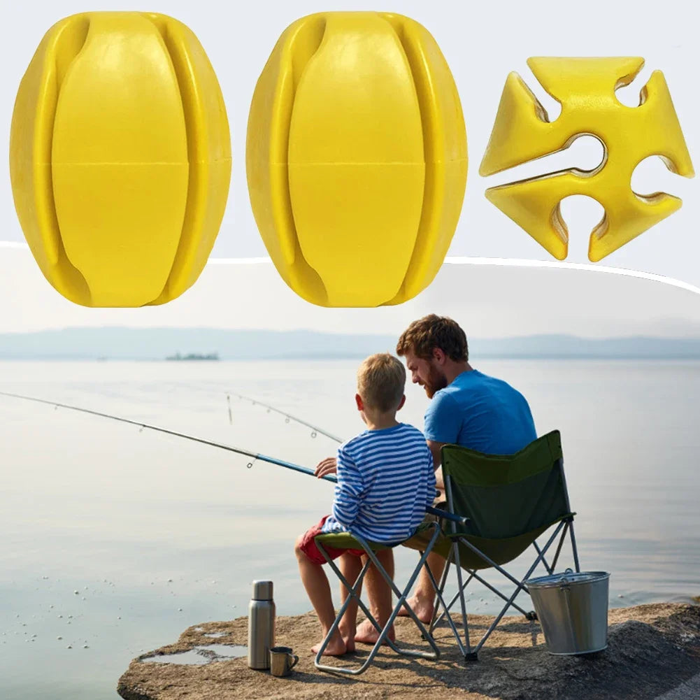 VAKIND Silicone Fishing Rod Holder Straps Ties Organizer