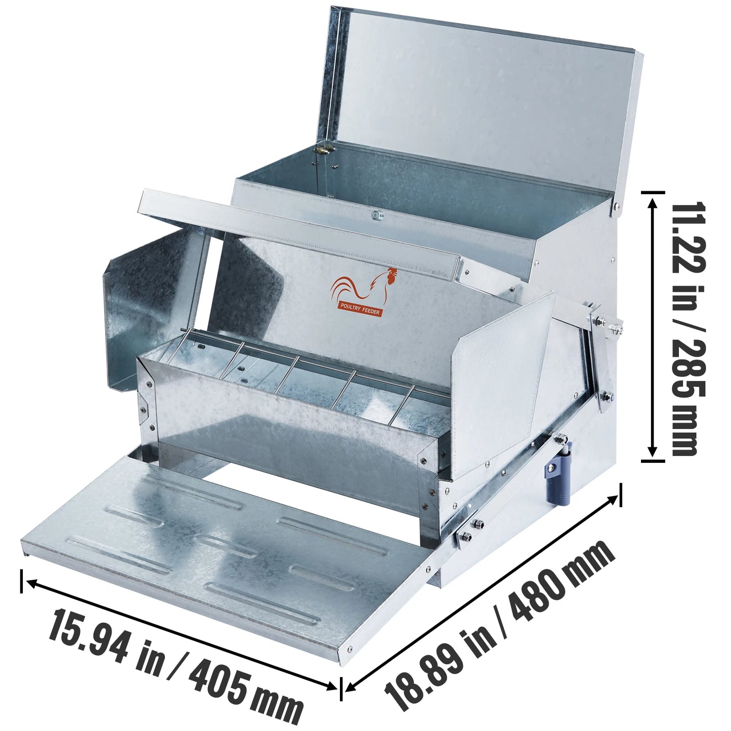 SucceBuy Automatic Chicken Feeder For Poultry Flocks