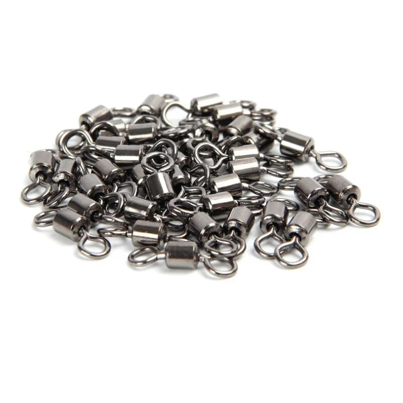 500pcs Stainless Steel Fishing Swivel Connectors