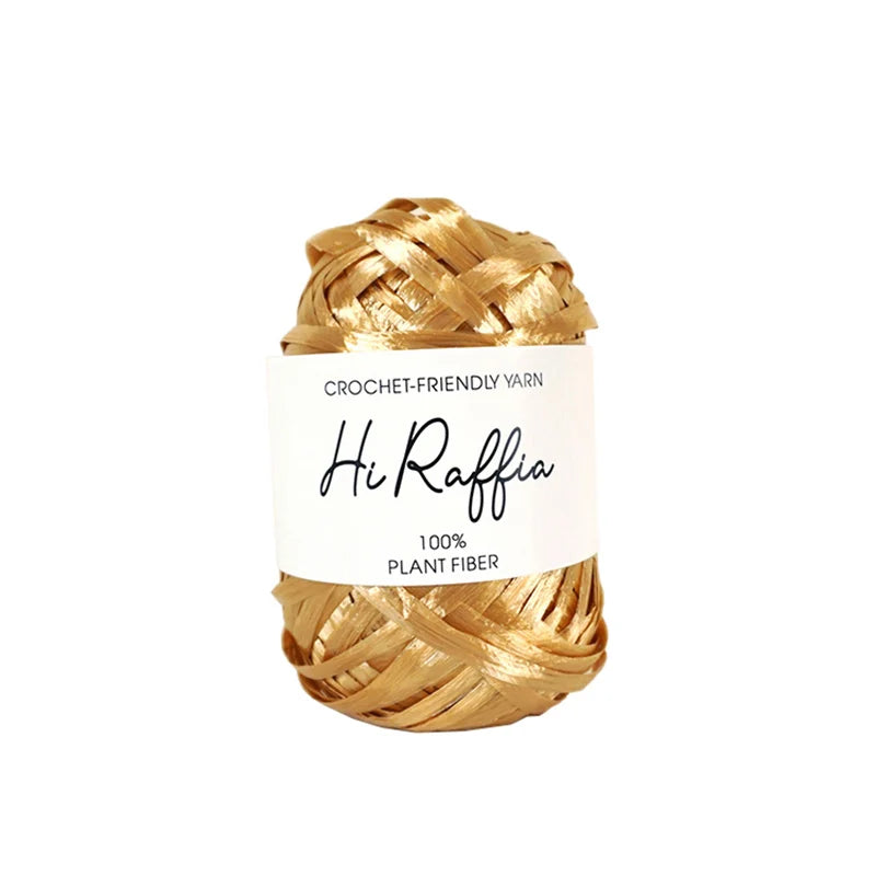 Zhejiang Natural Raffia Straw Yarn 100 Plant Fibre Crochet