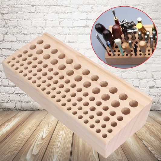 Hign-concerned 98 Hole Leather Carving Tool Storage Box