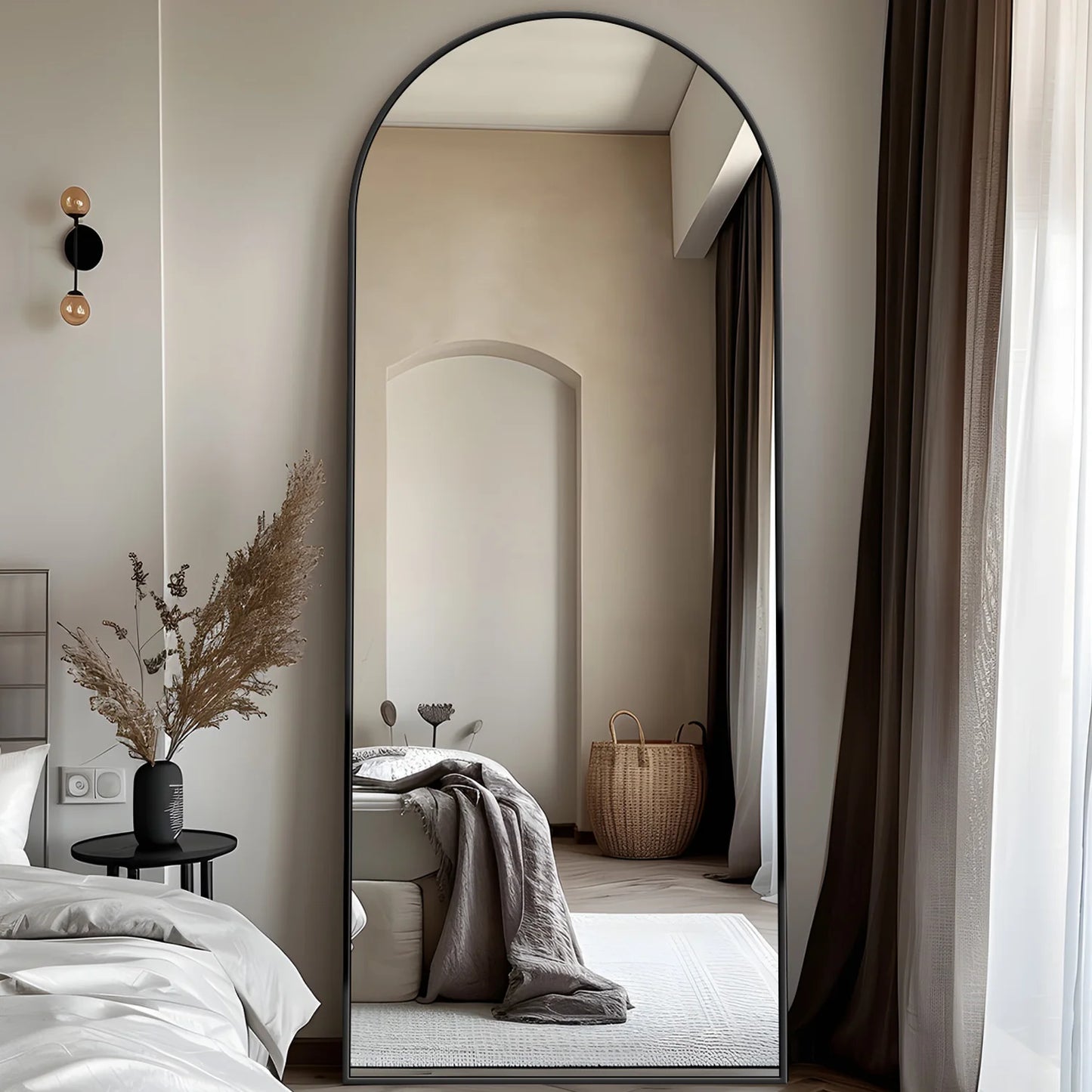 Antok Floor Mirror With Stand For Bedroom Living Room