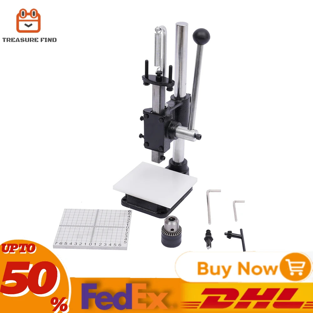 Leather Craft Imprinting Machine Manual Embossing and Punching Tool