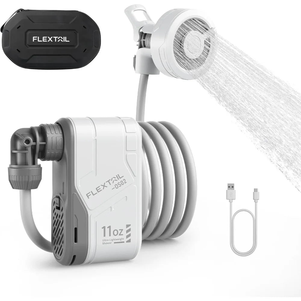 Rechargeable Portable Camping Shower Pump for Outdoor Use
