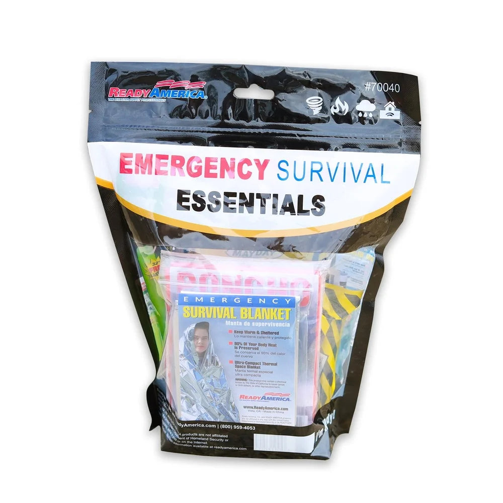 Emergency Survival Kit One Person Essentials Food Water