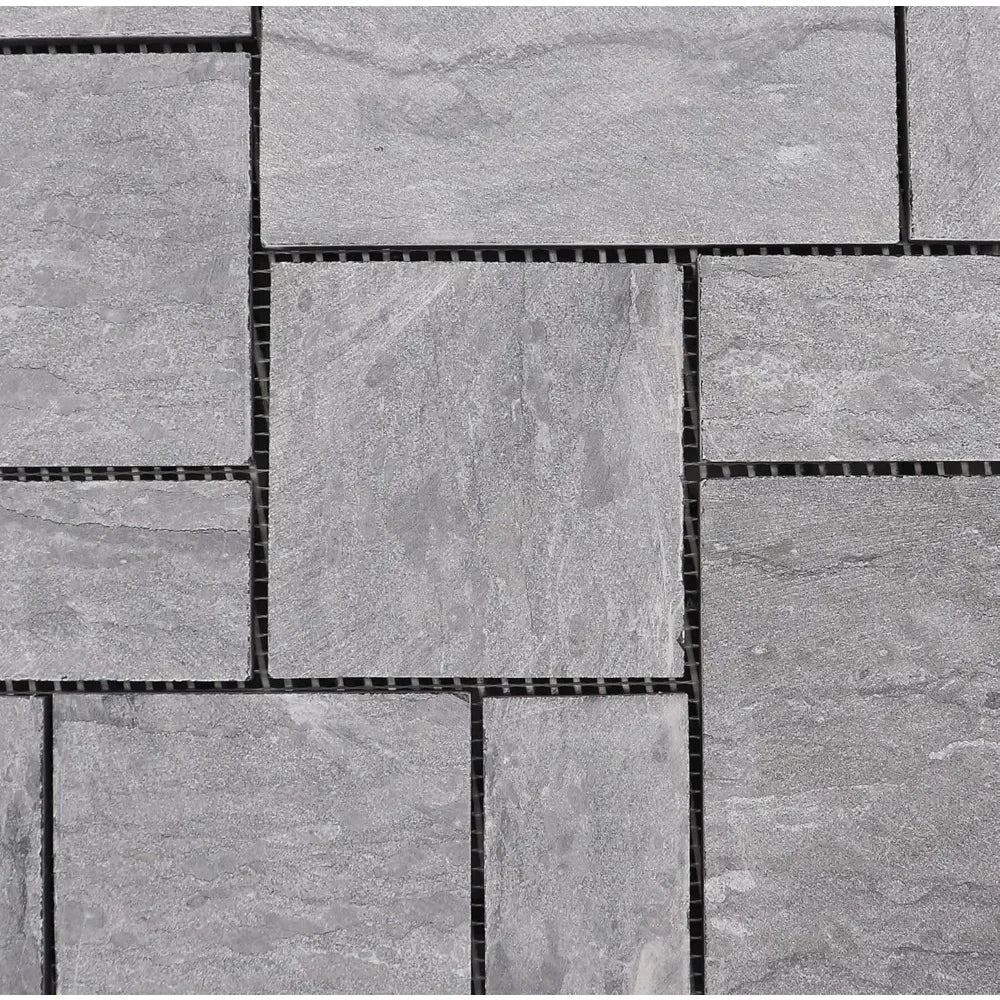 Slate Stone Interlocking Outdoor Patio Tiles 12x12 18 Pack