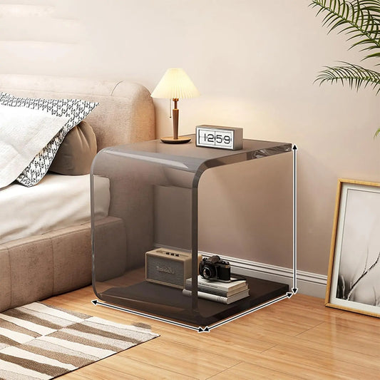 Modern Minimalist Acrylic Nightstand by NoEnName