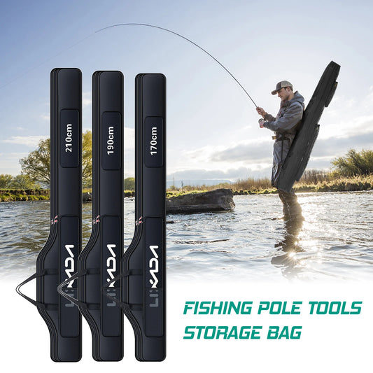 Lixada Folding Fishing Rod Bag Oxford Cloth Case For Tackle