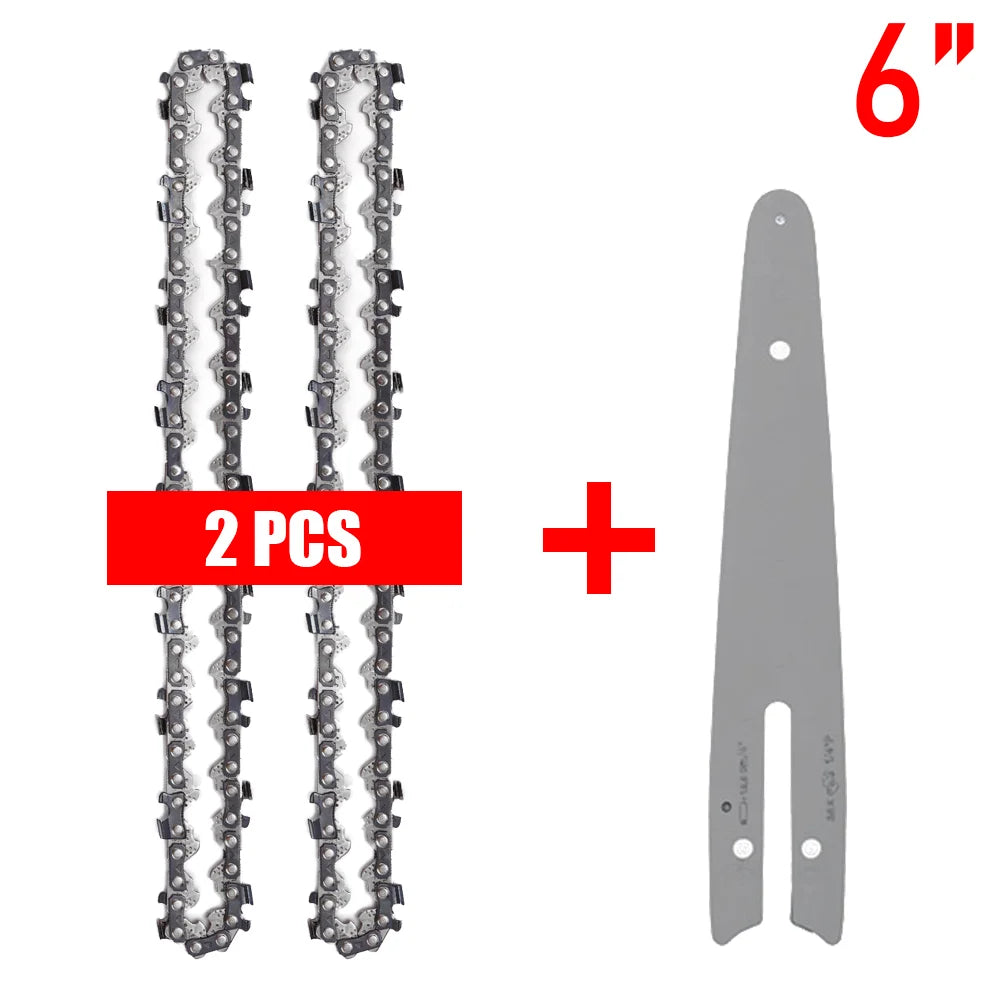 Gisam Replacement Chainsaw Chain And Guide Plate Set