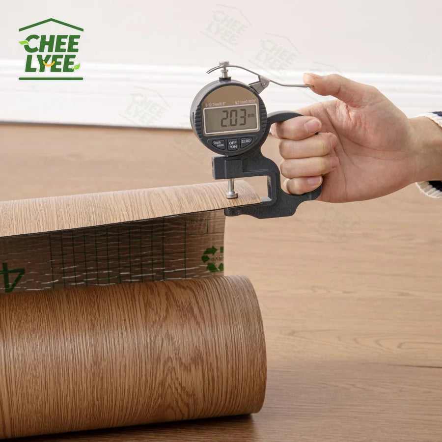 2 Rolls Self Adhesive Wall Floor Sticker Wood Grain Marble