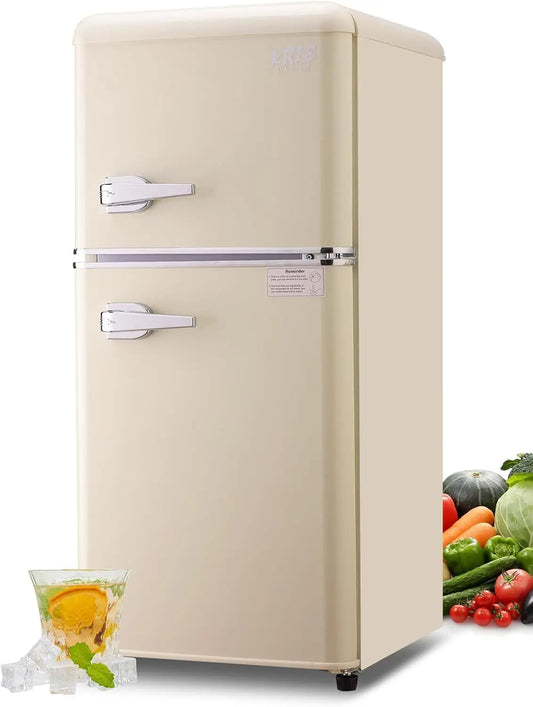 Krib Bling Compact Refrigerator Mini Fridge Retro Design