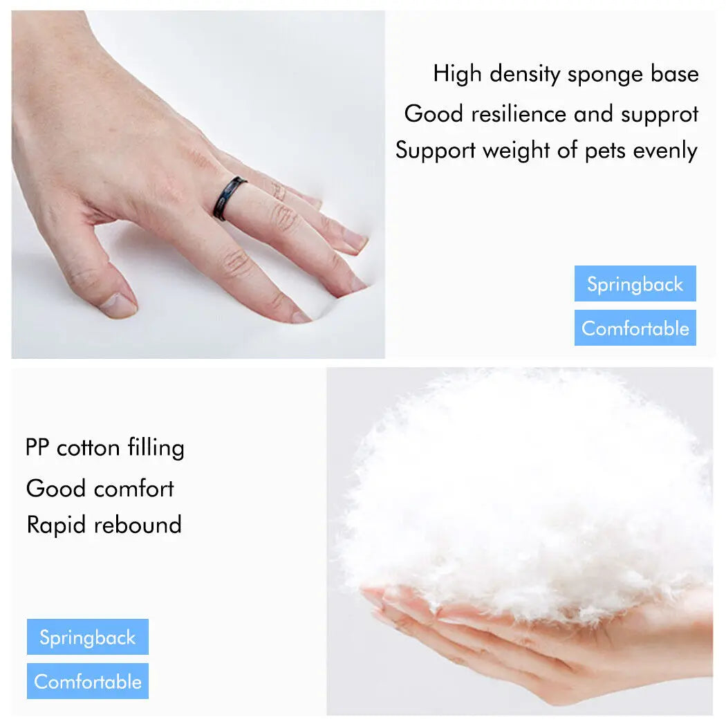 BINGOPAWCN Orthopedic Dog Bed Removable Cover Soft Foam