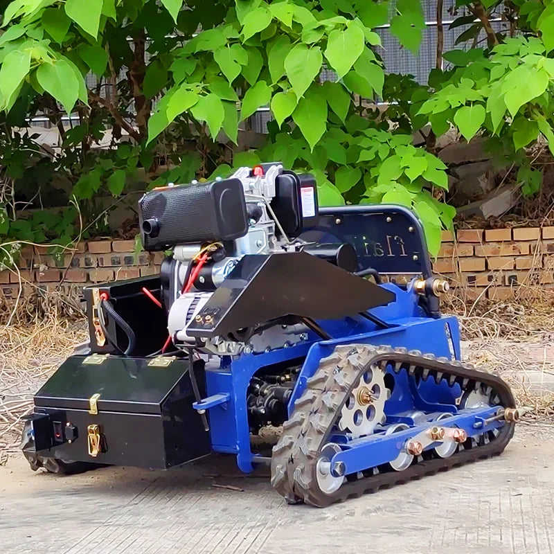 Customized Remote Control Gasoline Lawn Mower for Home Use