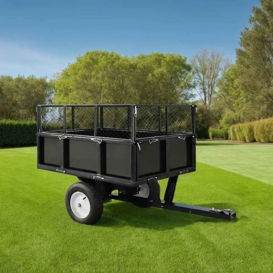 Tipping Trailer for Lawn Mower by NoEnName