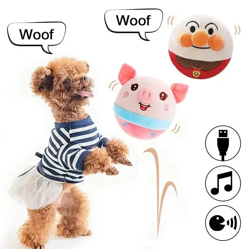 Interactive Electric Plush Cat Toy for Indoor Fun and Play