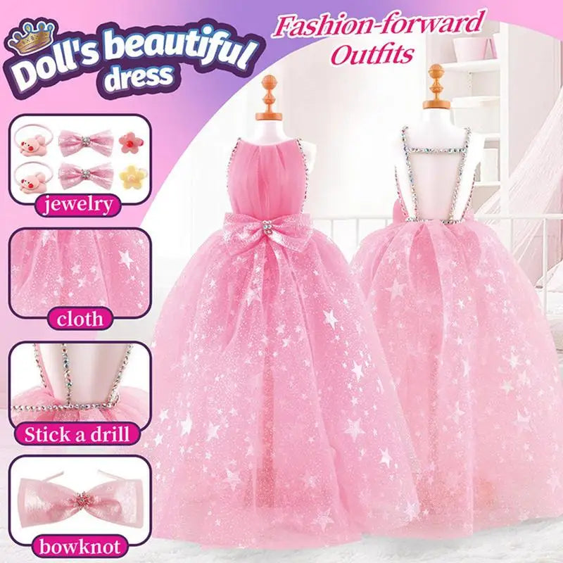 Kids Dress Design Craft Kit Creative Fashion Fun for Girls