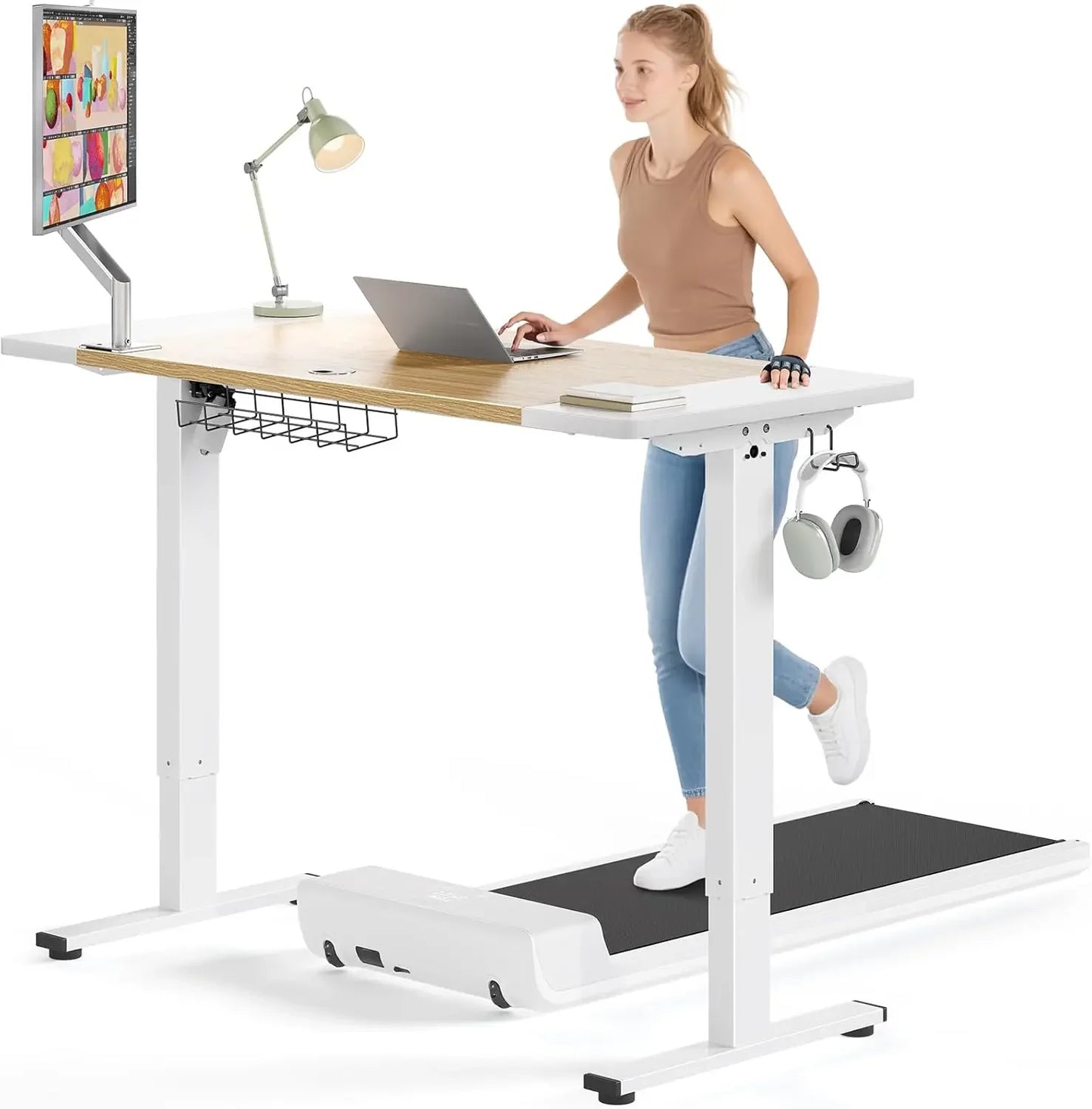 Electric Standing Desk Adjustable 63 x 24 Inch with Memory Presets