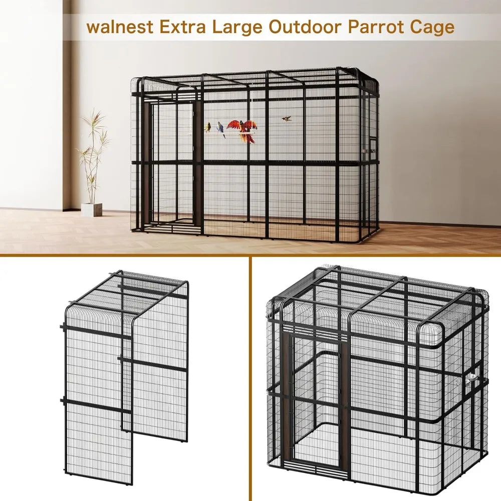 NoEnName_Null Large Outdoor Bird Cage – Heavy Duty and Durable