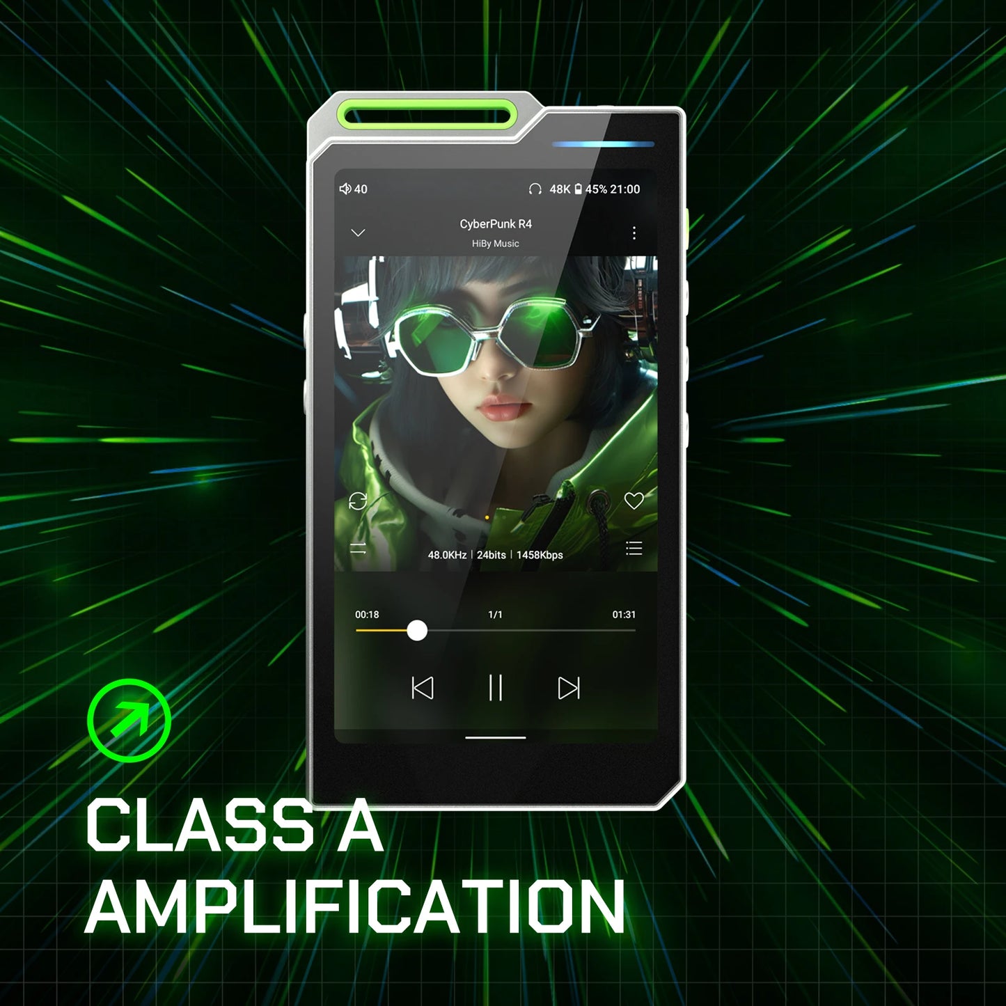 HiBy HiFi Music Player with Bluetooth and USB DAC