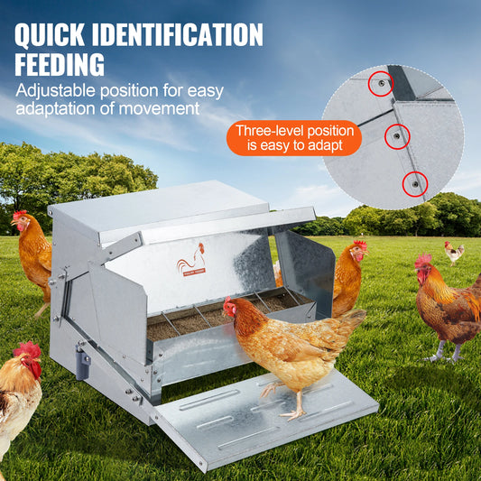 SucceBuy Automatic Chicken Feeder For Poultry Flocks