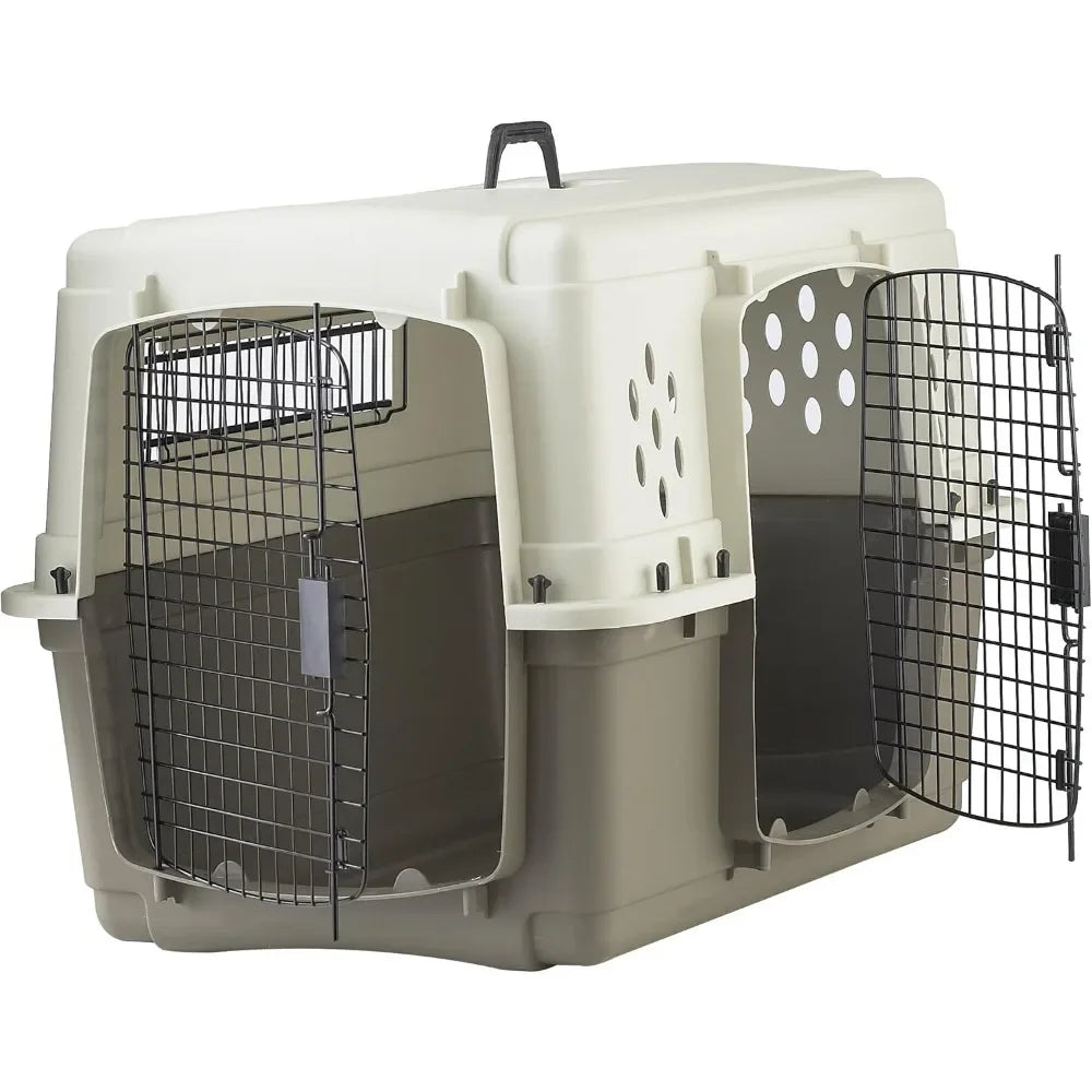 Hign-concerned Two Door Dog Crate for Air Transport